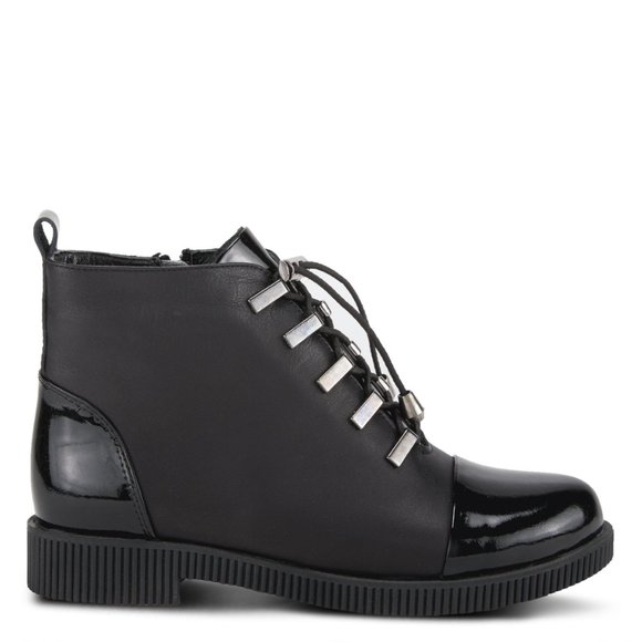 SPRING STEP JULIEN BOOTS BLACK PATENT - Picture 5 of 10